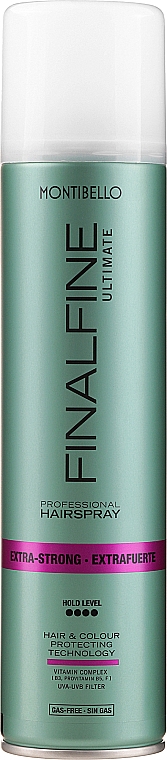 Lakier utrwalający do włosów - Montibello Finalfine Ultimate Extra-Strong Hairspray — Zdjęcie N1
