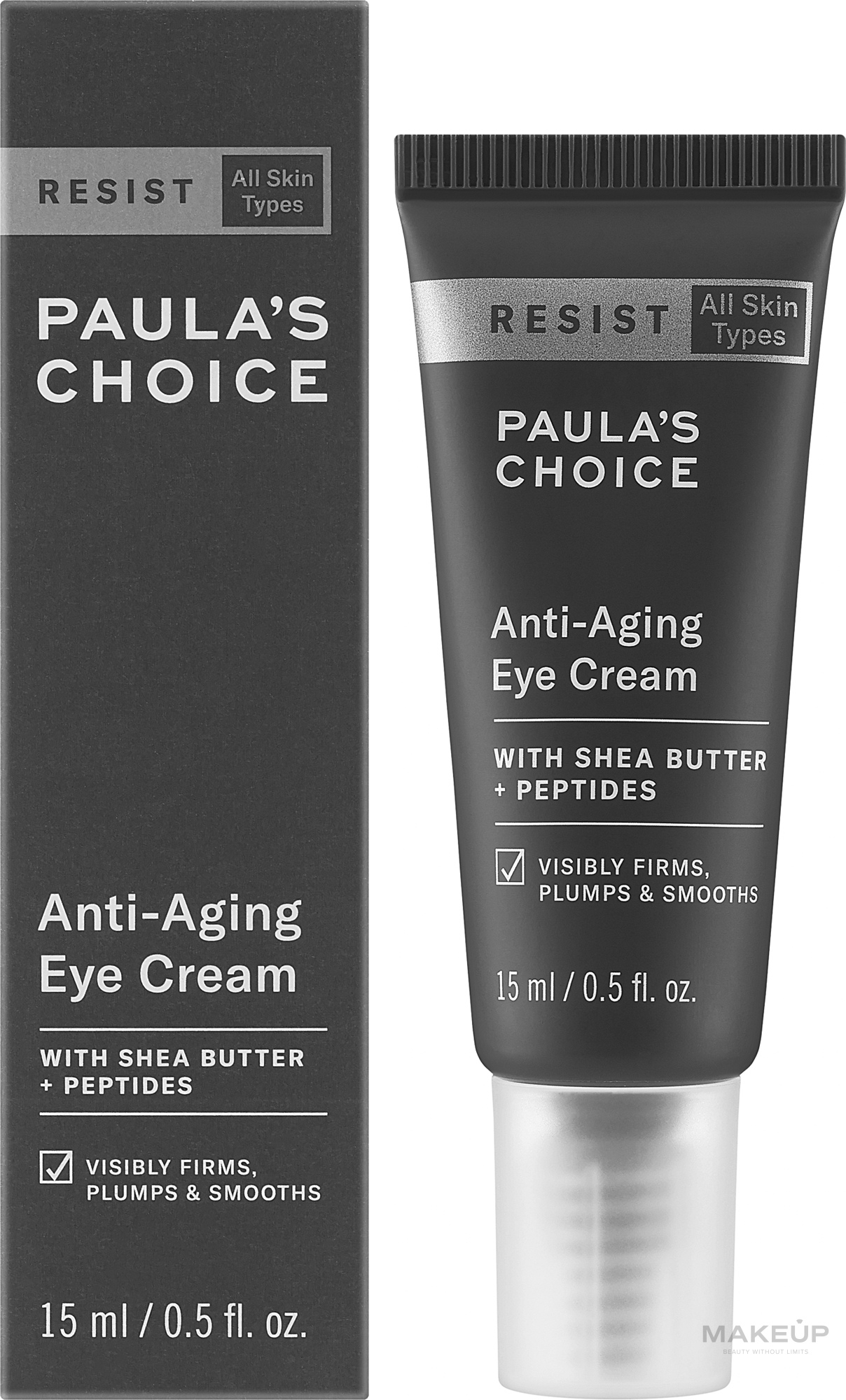 Przeciwstarzeniowy krem ​​pod oczy - Paula's Choice Resist Anti-Aging Eye Cream — Zdjęcie 15 ml