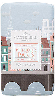Naturalne mydło z olejem konopnym - Castelbel Bonjour Paris Soap — Zdjęcie N1