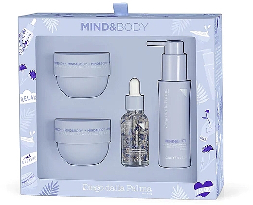 Zestaw - Diego Dalla Palma Mind & Body Kit (b/scr/100ml + b/butter/75ml + sh/oil/100ml + b/oil/30ml) — Zdjęcie N1