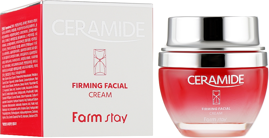 Ujędrniający krem ​​do twarzy z ceramidami - FarmStay Ceramide Firming Facial Cream