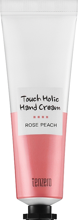 Krem do rąk z różą i brzoskwinią - Tenzero Touch Holic Hand Cream Rose Peach — Zdjęcie N1