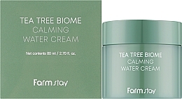 Nawilżający krem ​​z ekstraktem z drzewa herbacianego - Farm Stay Tea Tree Biome Calming Water Cream — Zdjęcie N2