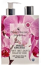 Zestaw - Primo Bagno Wild Orchid Gift Set Duo (sh/gel/300 ml + b/lot/300 ml) — Zdjęcie N1