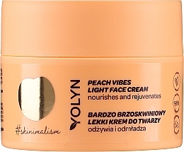 Kup Odżywczy krem do twarzy Brzoskwinia - Yolyn Peach Vibes Face Cream