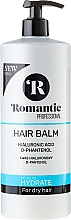 Balsam do włosów suchych z kwasem hialuronowym i D-panthenolem - Romantic Professional Hydrate Hair Balm — Zdjęcie N3