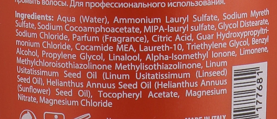 Szampon do włosów farbowanych z ceramidami, jagodami goji i olejem monoi - Palco Professional Color Glem Shampoo — Zdjęcie N5