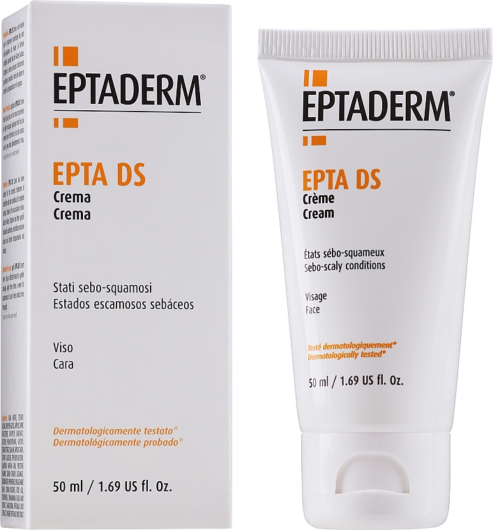 Krem do twarzy z problemem łojotokowego zapalenia skóry - Eptaderm Epta DS Cream — Zdjęcie N3