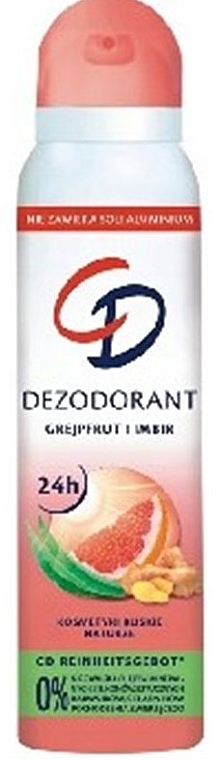 Dezodorant z grejpfrutem i imbirem - CD 24H Deo — Zdjęcie N1