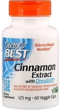 Kup Ekstrakt z cynamonu z witaminą PP w kapsułkach - Doctor's Best Cinnamon Extract Cinnulin PF