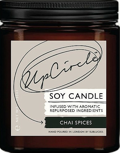 Zapachowa świeca sojowa - UpCircl Chai Spices — Zdjęcie N1