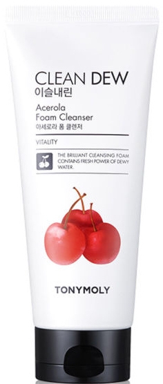 Witalizująca pianka do mycia twarzy Acerola - Tony Moly Clean Dew Vitality Foam Cleanser Acerola