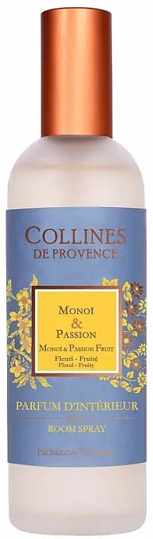Spray do domu Owoce monoi i marakuja - Collines de Provence Monoi & Passion Fruit Room Spray — Zdjęcie N1