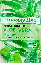 Kup Antybakteryjne krem-mydło w płynie Aloe vera - Economy Line Aloe Vera Cream Soap