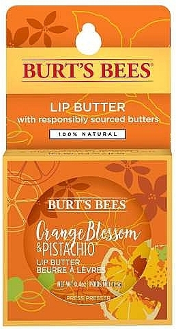 Masełko do ust Pomarańcza i pistacja - Burt's Bees Orange Blossom & Pistachio Lip Butter — Zdjęcie N2