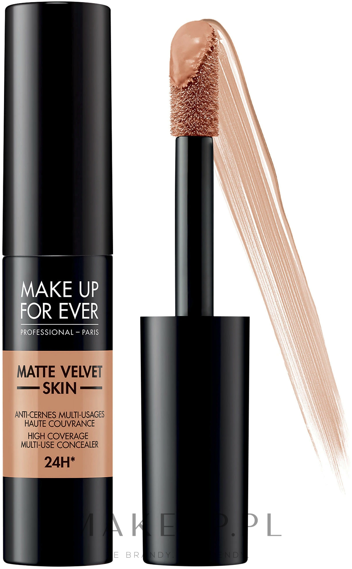 Korektor w płynie do twarzy - Make Up For Ever Matte Velvet Skin Concealer — Zdjęcie 2.4
