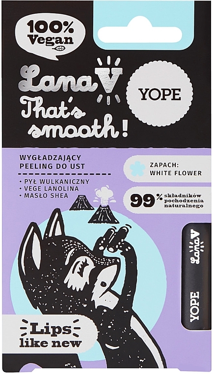 Wygładzający peeling do ust - Yope Lana V That's Smooth! — Zdjęcie N1