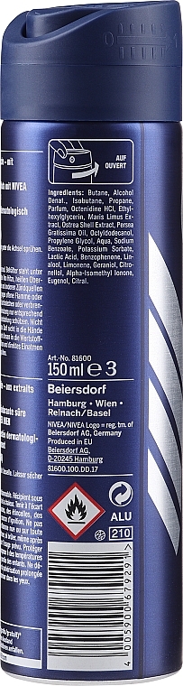 Dezodorant - NIVEA MEN Fresh Active Spray — Zdjęcie N2