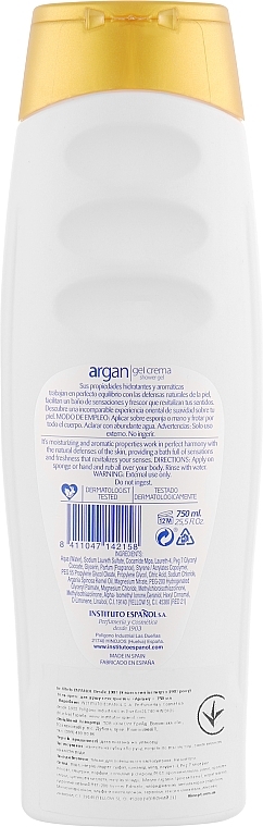 Arganowy krem-żel pod prysznic - Instituto Espanol Argan Shower Gel Cream — Zdjęcie N2