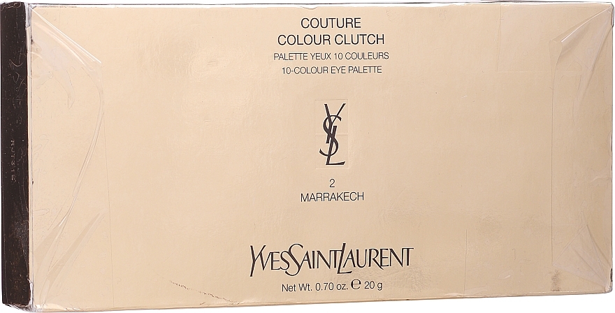 PRZECENA! Paleta cieni do powiek - Yves Saint Laurent Couture Colour Clutch Eyeshadow Palette * — Zdjęcie N4