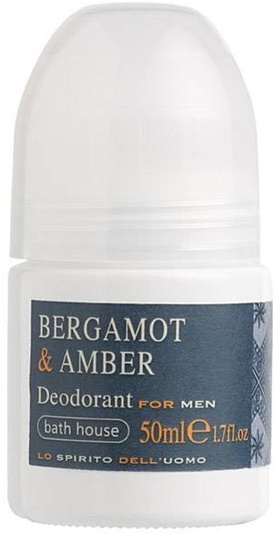 Bath House Bergamot & Amber - Dezodorant w kulce dla mężczyzn Bergamotka i bursztyn — Zdjęcie N1