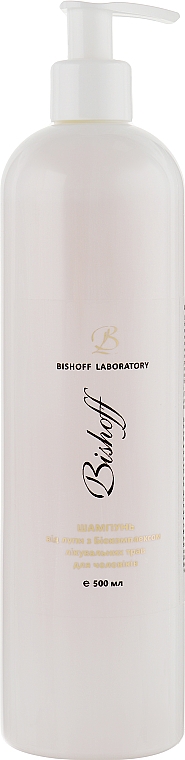 Szampon przeciwłupieżowy z biokompleksem ziół leczniczych dla mężczyzn - Bishoff