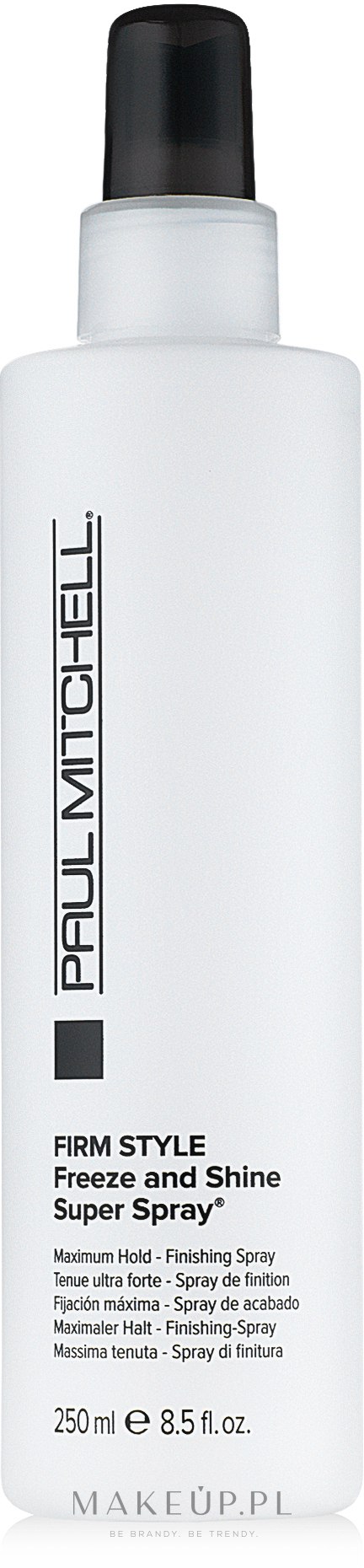 Nabłyszczający spray do stylizacji włosów - Paul Mitchell Firm Style Freeze & Shine Super Spray — Zdjęcie 250 ml