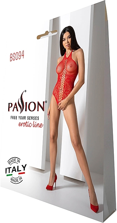 Body erotyczne BS094, red - Passion Bodystocking — Zdjęcie N1