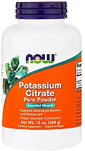 Cytrynian potasu w proszku - Now Foods Potassium Citrate Pure Powder — фото N1