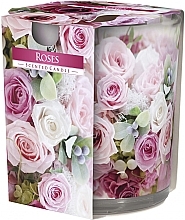 Świeca zapachowa Róże - Bispol Scented Candle — Zdjęcie N1