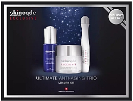 Kup Zestaw Doskonałe trio produktów przeciwstarzeniowych - Skincode Exclusive Set (ser/30ml + f/cr/50ml + eye/cr/15ml)