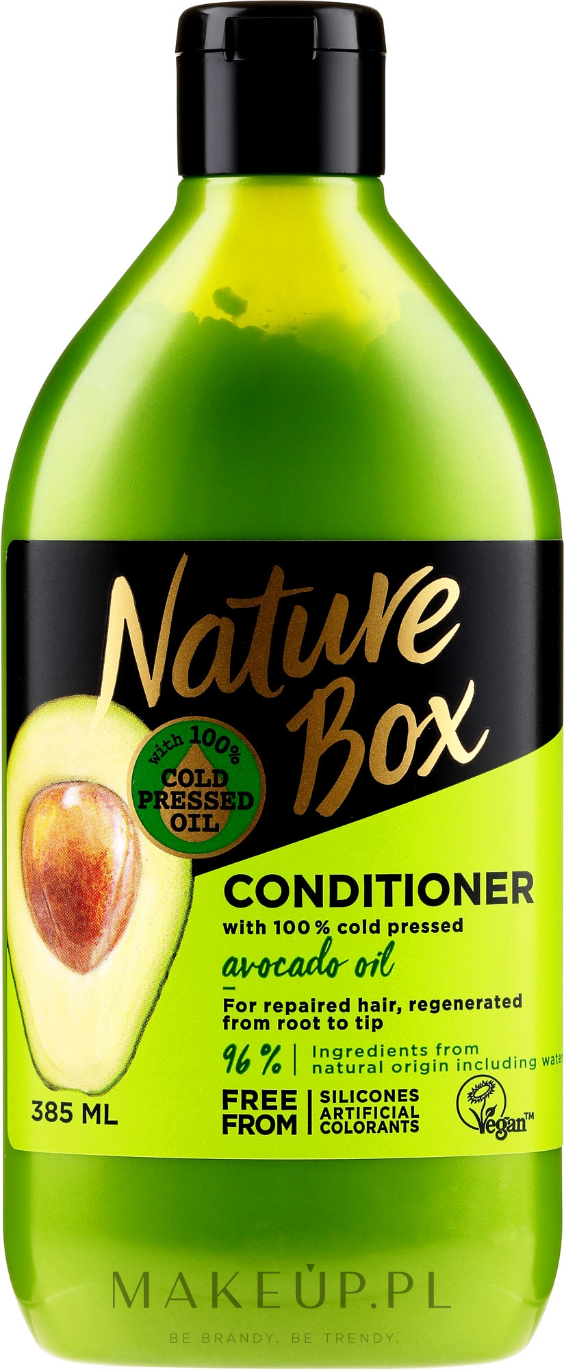 Regenerująca odżywka do włosów z olejem z awokado - Nature Box Avocado Oil Conditioner — Zdjęcie 385 ml