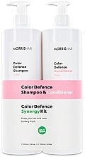 Kup Zestaw - Morris Hair Color-Defense Synergy Kit (Shmp/1000ml + cond/1000ml)