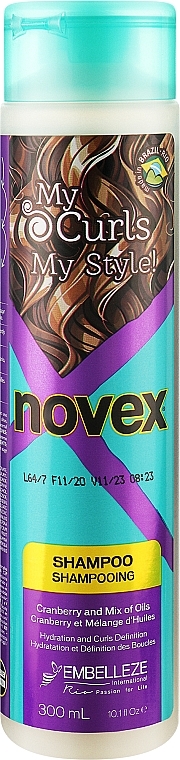 Nawilżający szampon do włosów kręconych - Novex My Curls Shampoo — Zdjęcie N1