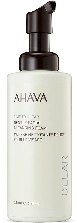 Delikatnie oczyszczająca pianka do twarzy - Ahava Time to Clear Gentle Facial Cleansing Foam — Zdjęcie N1