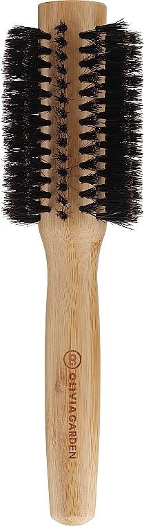 Bambusowa szczotka do włosów z naturalnym włosiem 30 mm - Olivia Garden Healthy Hair Boar Eco-Friendly Bamboo Brush — Zdjęcie N1