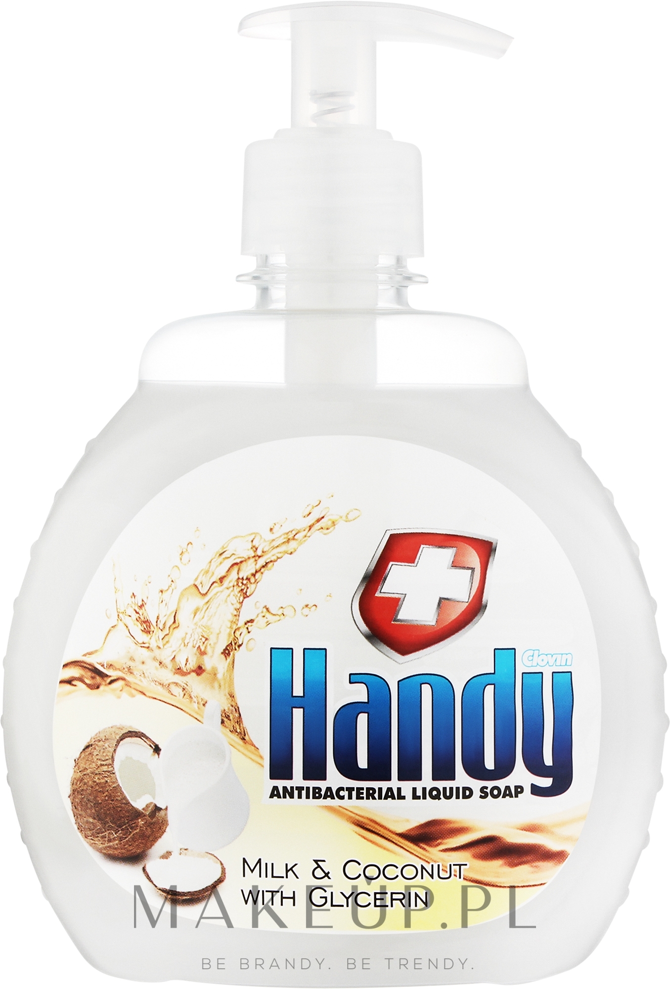 Mydło w płynie z mlekiem i kokosem - Clovin Clovin Handy Milk & Coconut Antibacterial Liquid Soap — Zdjęcie 500 ml