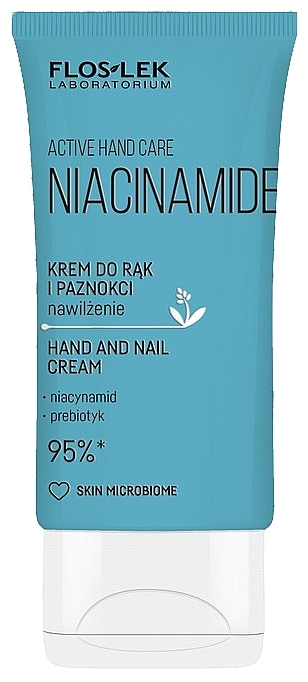 Krem do rąk i paznokci z niacynamidem - Floslek Active Hand Care Niacinamide — Zdjęcie N1