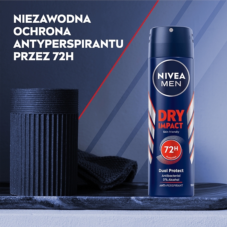 Antyperspirant - NIVEA MEN Dry Impact Anti-Perspirant 72H — Zdjęcie N2