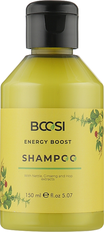 Keratynowy szampon do włosów - Kleral System Bcosi Energy Boost Shampoo — Zdjęcie N1