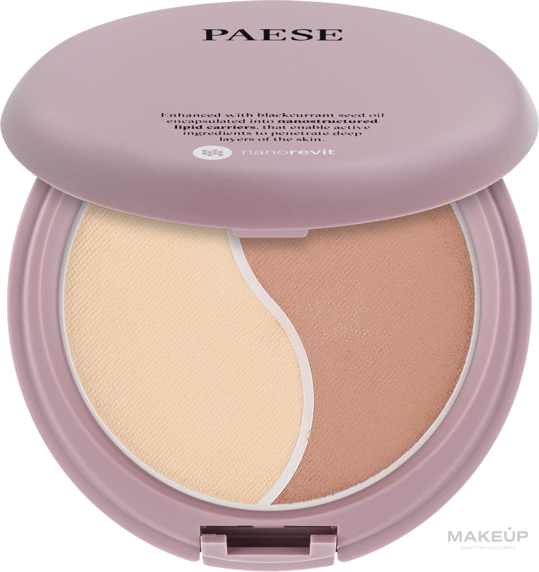 Podwójny puder do konturowania twarzy - Paese Contour Duo Powder — Zdjęcie 200