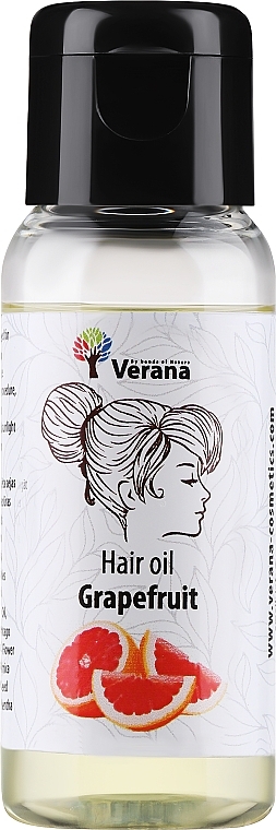 Olejek do włosów Grejpfrut - Verana Hair Oil Grapefruit — Zdjęcie N1