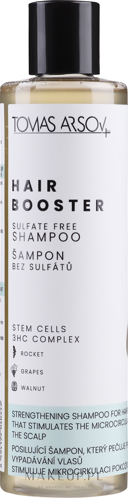 Szampon wzmacniający przeciw wypadaniu włosów - Tomas Arsov Hair Booster Sulfate Free Shampoo — Zdjęcie 250 ml