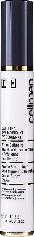 Komórkowe serum wygładzające do skóry wokół oczu dla mężczyzn - Cellmen CellUltra Eye Serum-XT — Zdjęcie N1