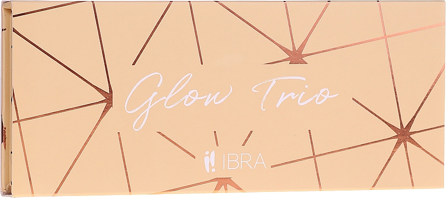 Paletka rozświetlaczy - Ibra Glow Trio — Zdjęcie N1