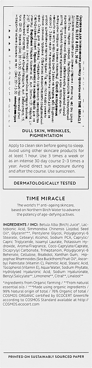 Serum do intensywnej pielęgnacji na noc - Madara Cosmetics Time Miracle Reface Sleep & Peel — Zdjęcie N3