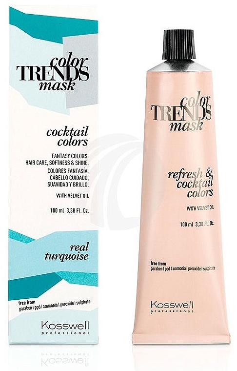 PRZECENA! Farba do włosów - Kosswell Professional Color Trends Mask Cocktail Colors * — Zdjęcie N1