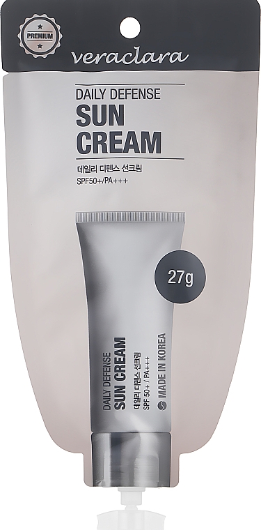 Przeciwsłoneczny krem do twarzy - Veraclara Daily Defense Sun Cream SPF50+