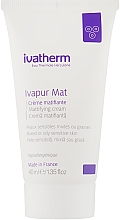 Krem matujący do cery tłustej i mieszanej - Ivatherm Ivapur Mat Matifying Cream — Zdjęcie N2