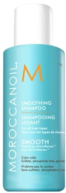 Kojący szampon wygładzający do włosów (mini produkt) - MoroccanOil Smoothing Shampoo (miniprodukt) — Zdjęcie N1